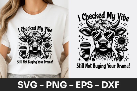 Funny Cow Sarcastic Quote Design SVG PNG