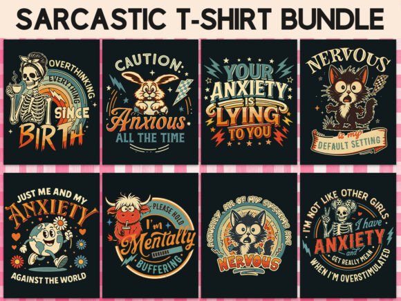 Funny Sarcasm Sarcastic T-Shirt Bundle