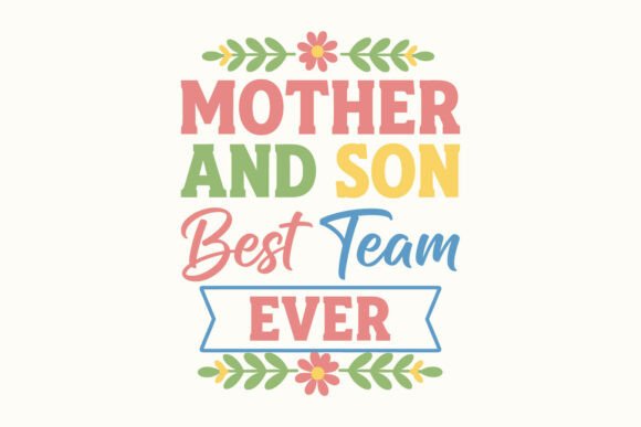 Mother and Son Mother's Day Mama SVG PNG