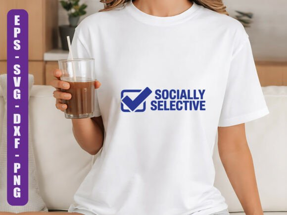 Socially Selective SVG Quote Design